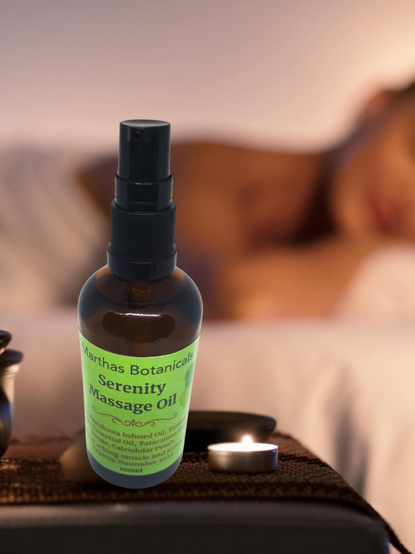 100ml Serenity Massage Oil